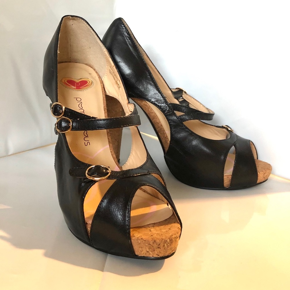 Promiscuous -Dahlia black heel